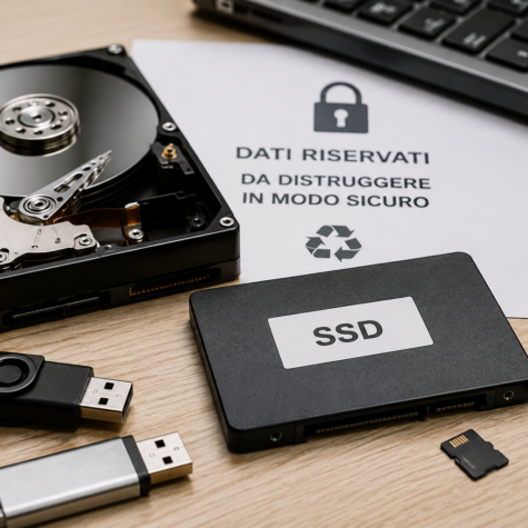 Come distruggere in modo sicuro hard disk e supporti digitali